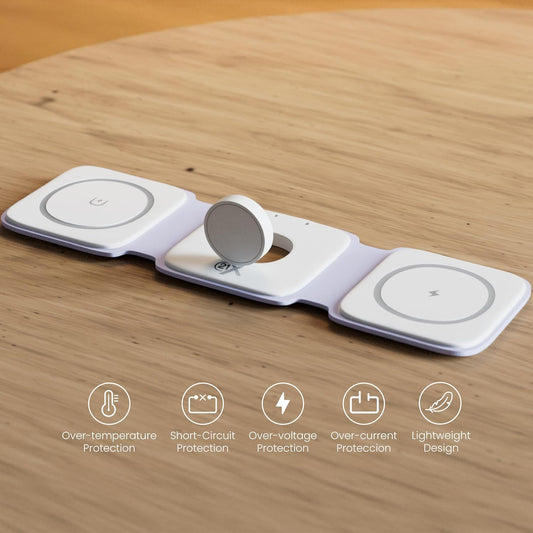 3-in-1 Foldable Magnetic Wireless Fast Charger