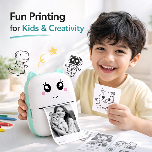Portable Thermal Mini Photo Printer