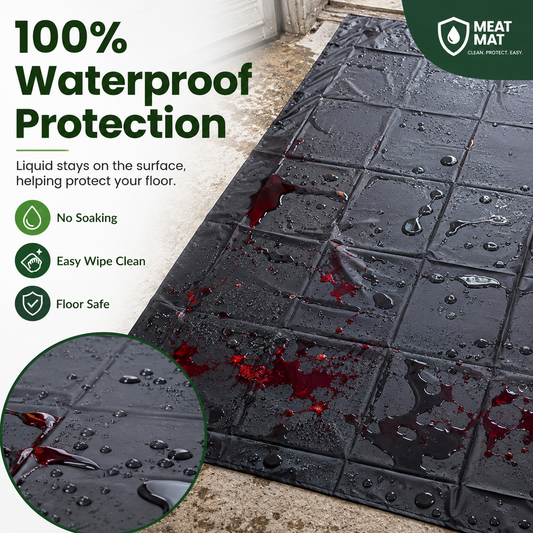Meat Mat Premium Waterproof for Qurbani | Heavy Duty Reusable Cutting Sheet | Bakra Eid Hygiene Mat Pakistan