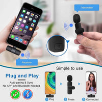 Thumbnail for K11 2-In-1 Collar Wireless Microphone for iPhone & Android