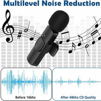 Thumbnail for K11 2-In-1 Collar Wireless Microphone for iPhone & Android