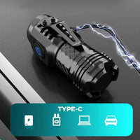 Thumbnail for Three-Eyed Monster Mini Flashlight Flash Super Power Waterproof Camping Light