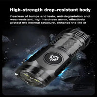 Thumbnail for Three-Eyed Monster Mini Flashlight Flash Super Power Waterproof Camping Light