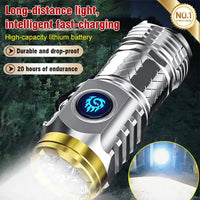 Thumbnail for Three-Eyed Monster Mini Flashlight Flash Super Power Waterproof Camping Light