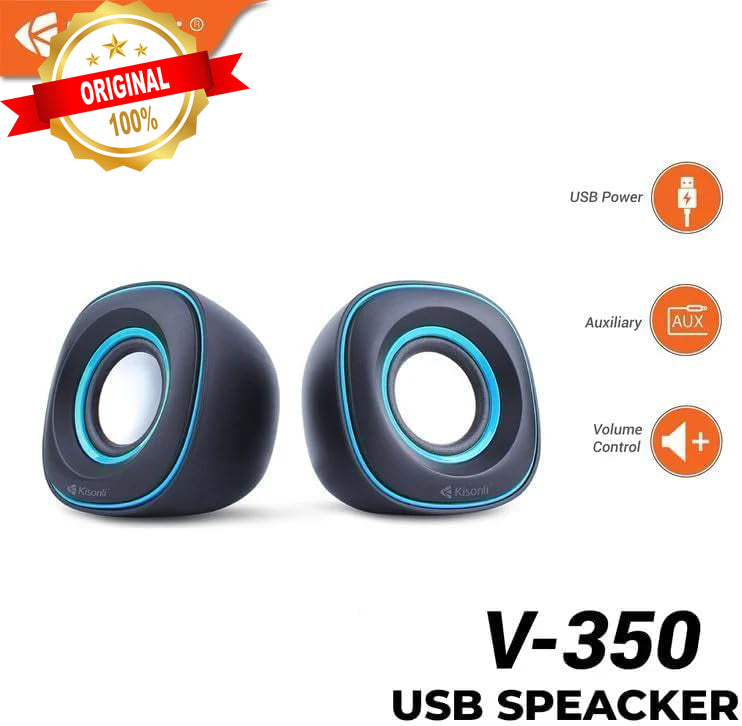 kisonli v350 usb 2.0 mini stereo sound system home theater speaker