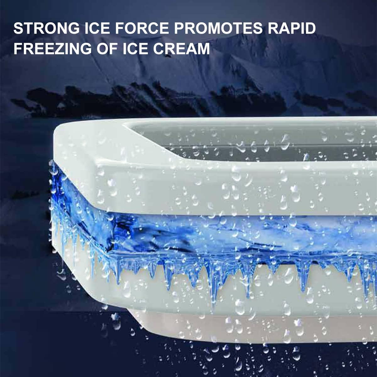 Frozen Ice Cream Maker Tray