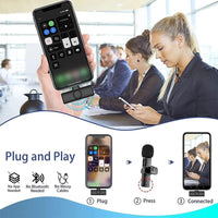 Thumbnail for K11 2-In-1 Collar Wireless Microphone for iPhone & Android