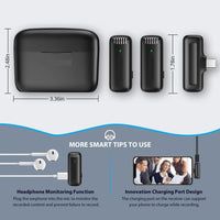 Thumbnail for J13 Type C Dual Wireless Lavalier Microphone