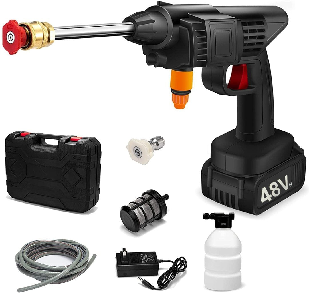 Cordless Rechargeable Electric Pressure Power Washer Gun