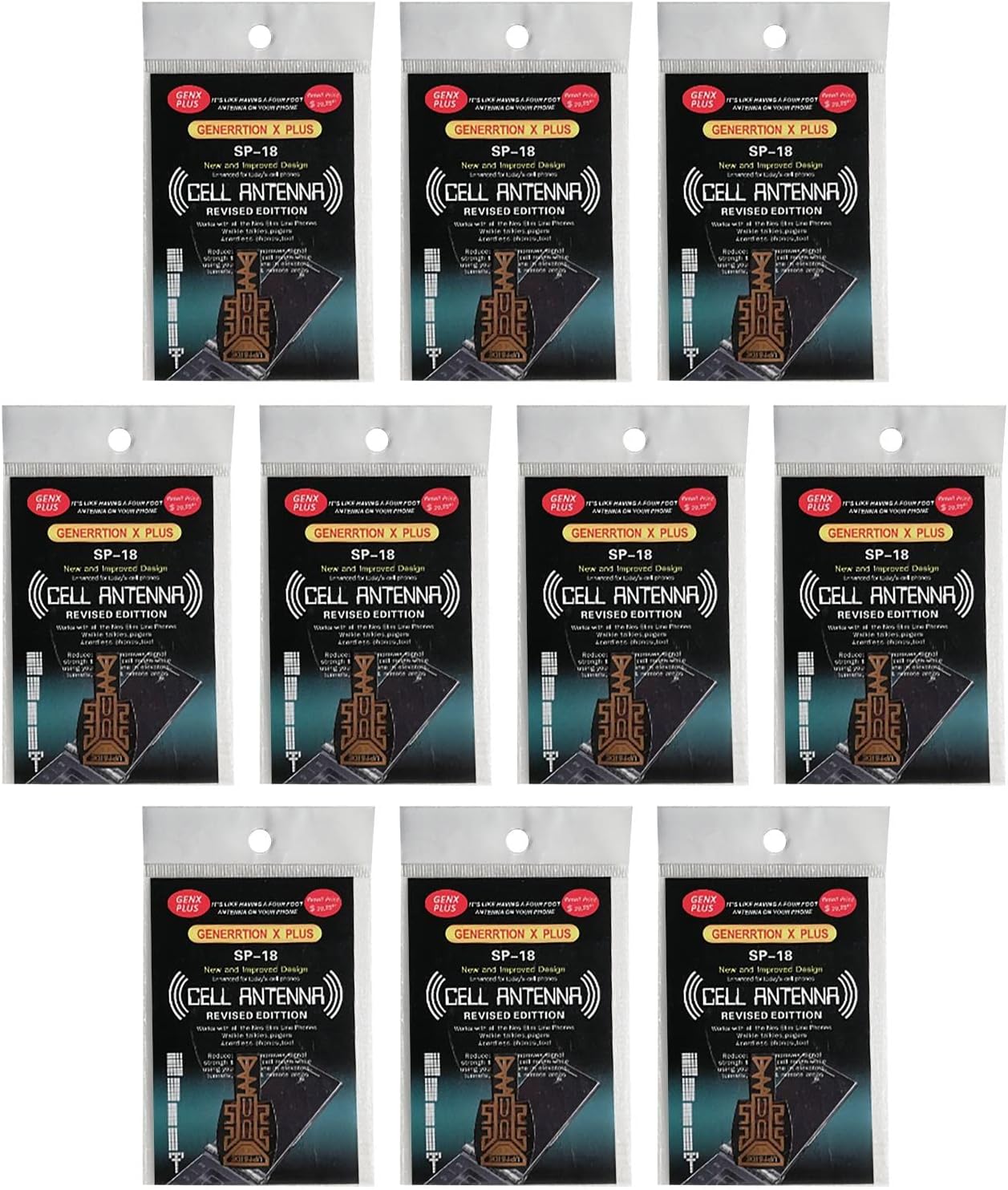 Generation X Plus SP-11Pro Cell Antenna Signal Booster Sticker