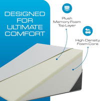 Thumbnail for Bed Wedge Pillow with Memory Foam Top