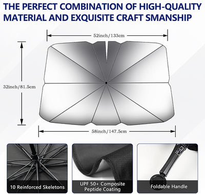 Foldable Car Umbrella Sun Shade Cover for Windshield