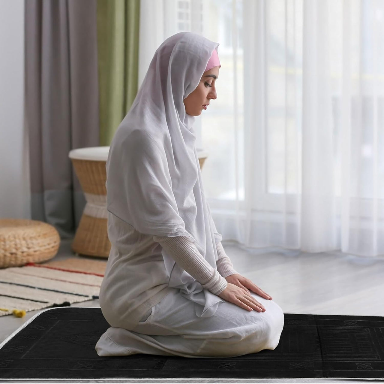 Foldable Prayer Mat With Backrest