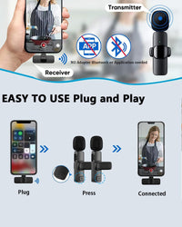 Thumbnail for K11 2-In-1 Collar Wireless Microphone for iPhone & Android