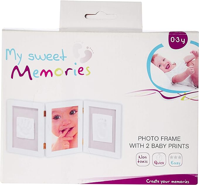 Baby Sweet Memories Single Photo Frame with Clay