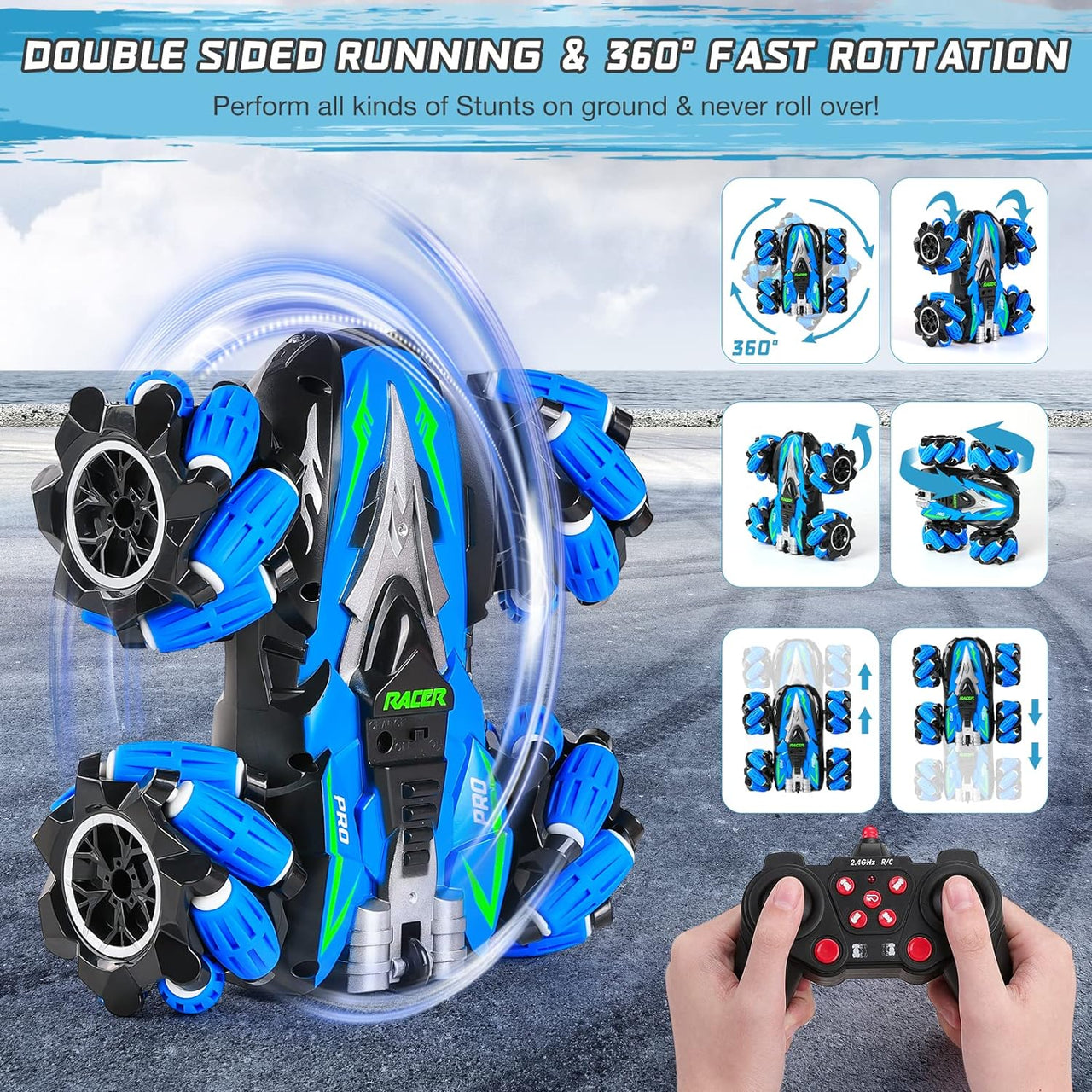 360° Racer Stunt Car