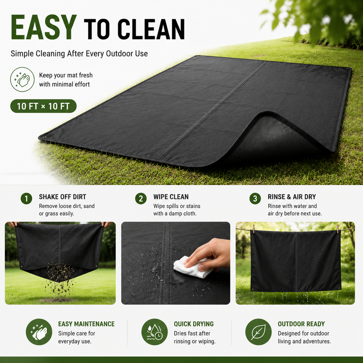 Waterproof Picnic Mat – Foldable Outdoor Camping Mat