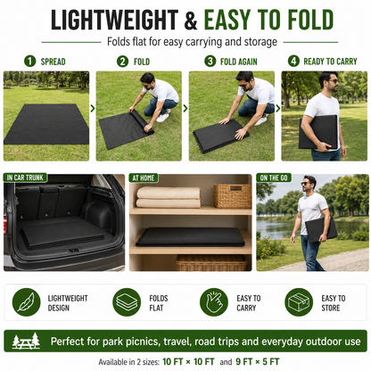 Waterproof Picnic Mat – Foldable Outdoor Camping Mat