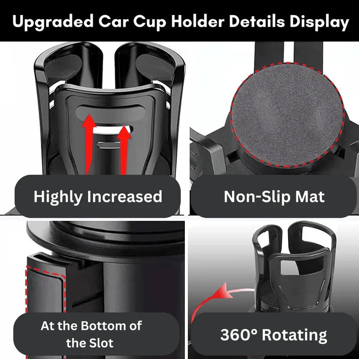 2 in 1 Multifunctional Car Cup Holder