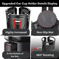 Thumbnail for 2 in 1 Multifunctional Car Cup Holder