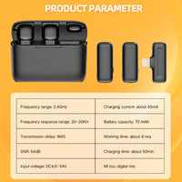 Thumbnail for J13 Type C Dual Wireless Lavalier Microphone