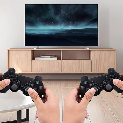 M8 Game Stick 4k With Dual Wireless Controllers And 20000+ Games