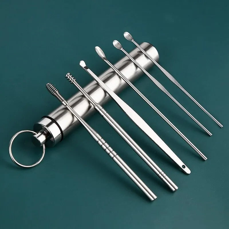 Ear Wax Cleaning Stainless Steel kit