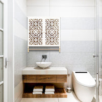 Thumbnail for Bathroom Wall Mounted Cabinet With Towel Rod