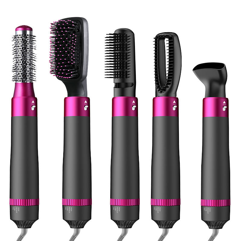 Hot Air Brush: Dry, Style, and Volumize with Ionic Technology (5-in-1)